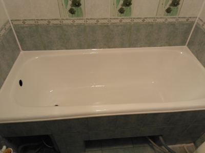 Одесса. Восстановление покрытия чугунной ванны